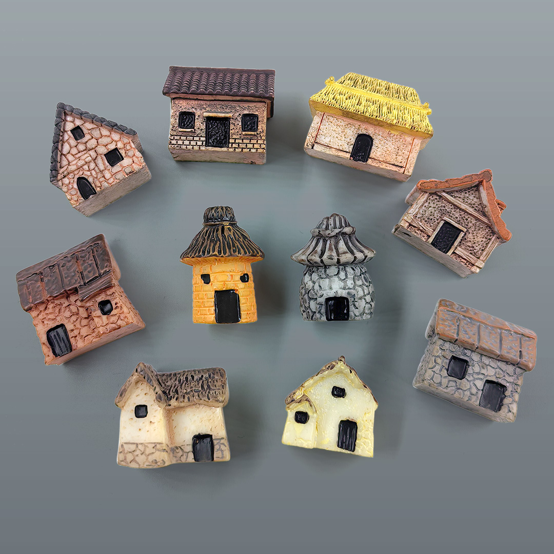 Home Decor Za - บ้านจิ๋วขนาดเล็ก ของตกแต่งเรซิ่น งานฝีมือ DIY ของตกแต่งบ้าน ของตกแต่งสวนจิ๋ว