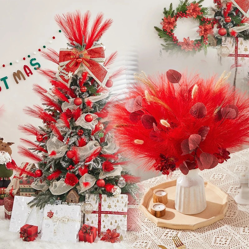 หญ้าปอมปัสเทียมแบบช่อ 55 ซม. ด - Pampas Grass Decor บทวิจารณ์และราคา