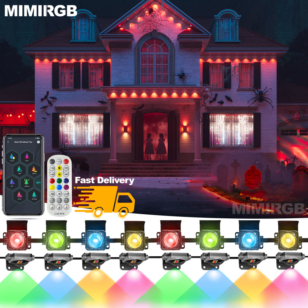 ไฟประดับภายนอกอาคารแบบถาวร 45  - Home Decor Free App บทวิจารณ์และราคา