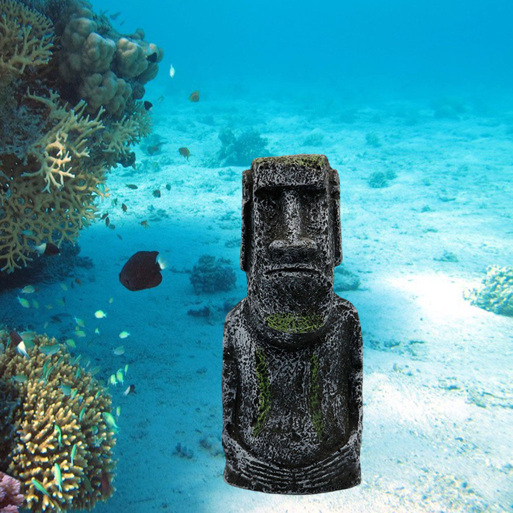 เรซิ่นถังปลา Moai Decor เกาะอี - Home Decor Za บทวิจารณ์และราคา