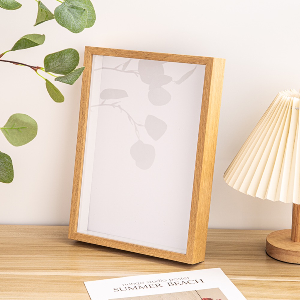 กรอบรูปทรงสี่เหลี่ยมผืนผ้าอะคร - Bamboo Photo Frame บทวิจารณ์และราคา