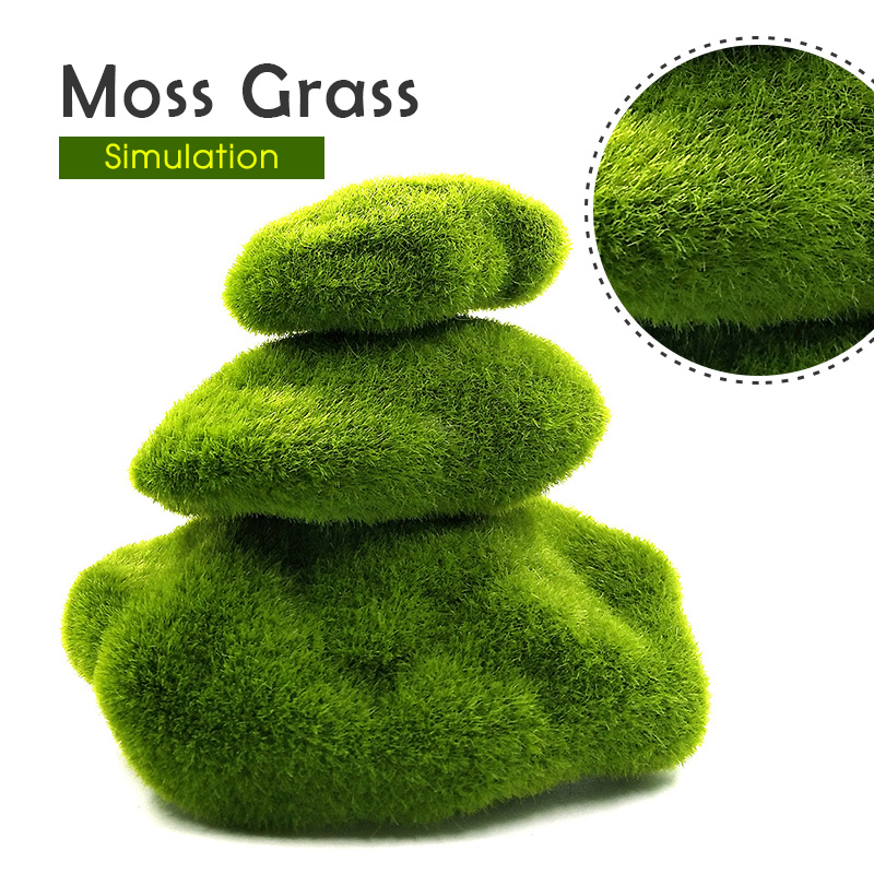 สีเขียวหญ้าเทียมโฟม MOSS พืช M - Home Decor Za บทวิจารณ์และราคา