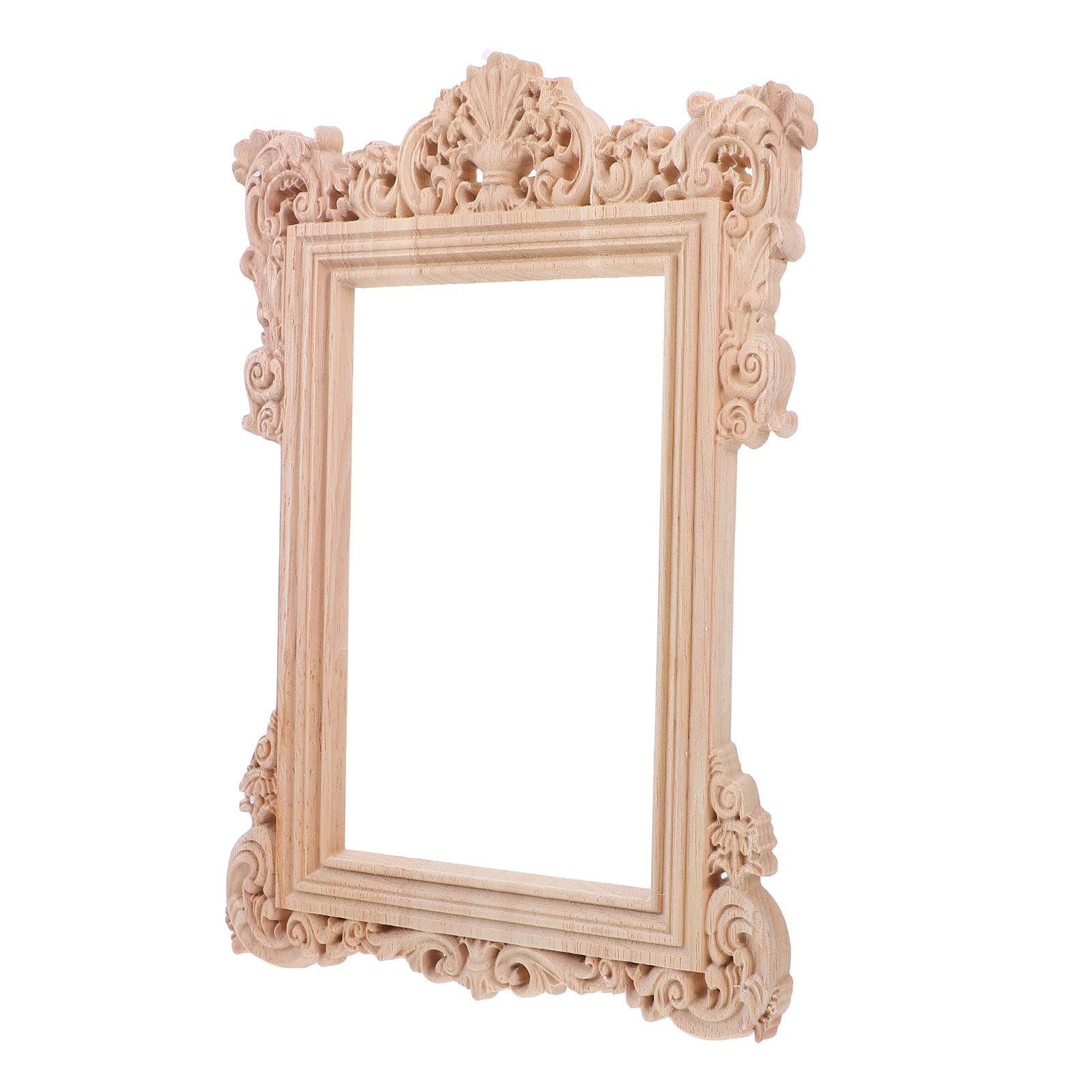 กรอบรูปไม้แกะสลักลายลึกสไตล์วิ - Bamboo Photo Frame บทวิจารณ์และราคา