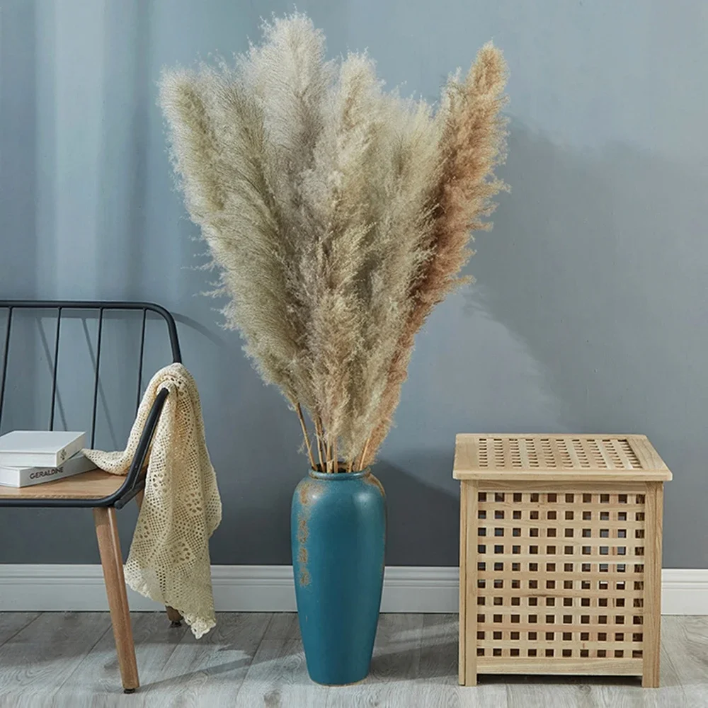 120 ซม.-130 ซม.ปุยขนาดใหญ่ Pam - Pampas Grass Decor บทวิจารณ์และราคา