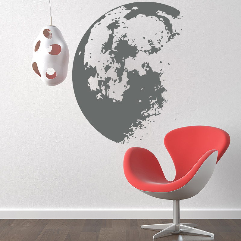 ด้านนอก Moon สติ๊กเกอร์ติดผนัง - Home Decor Y2K บทวิจารณ์และราคา