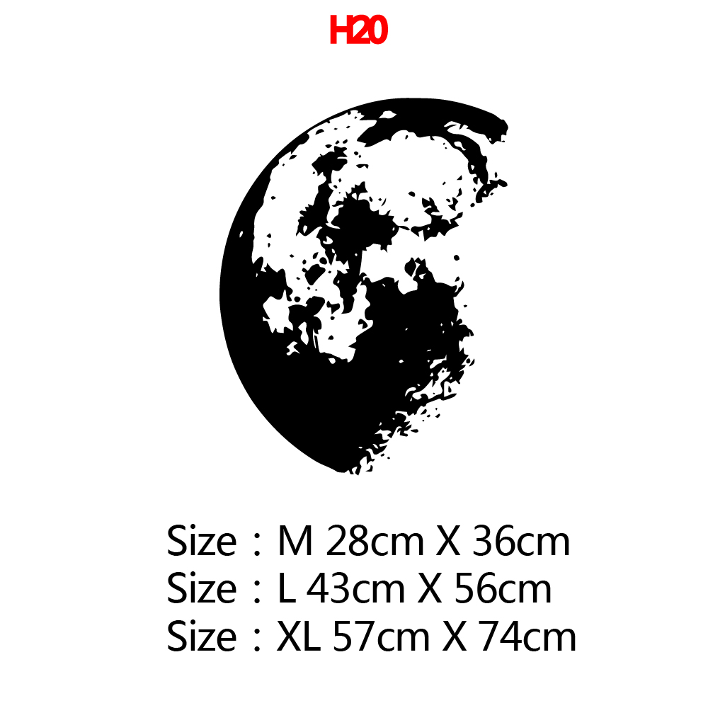ด้านนอก Moon สติ๊กเกอร์ติดผนัง - Home Decor Y2K บทวิจารณ์และราคา