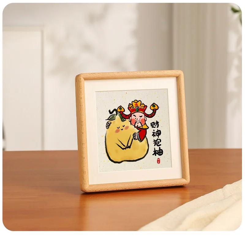 กรอบรูปไม้เนื้อแข็งทรงสี่เหลี่ - Bamboo Photo Frame บทวิจารณ์และราคา