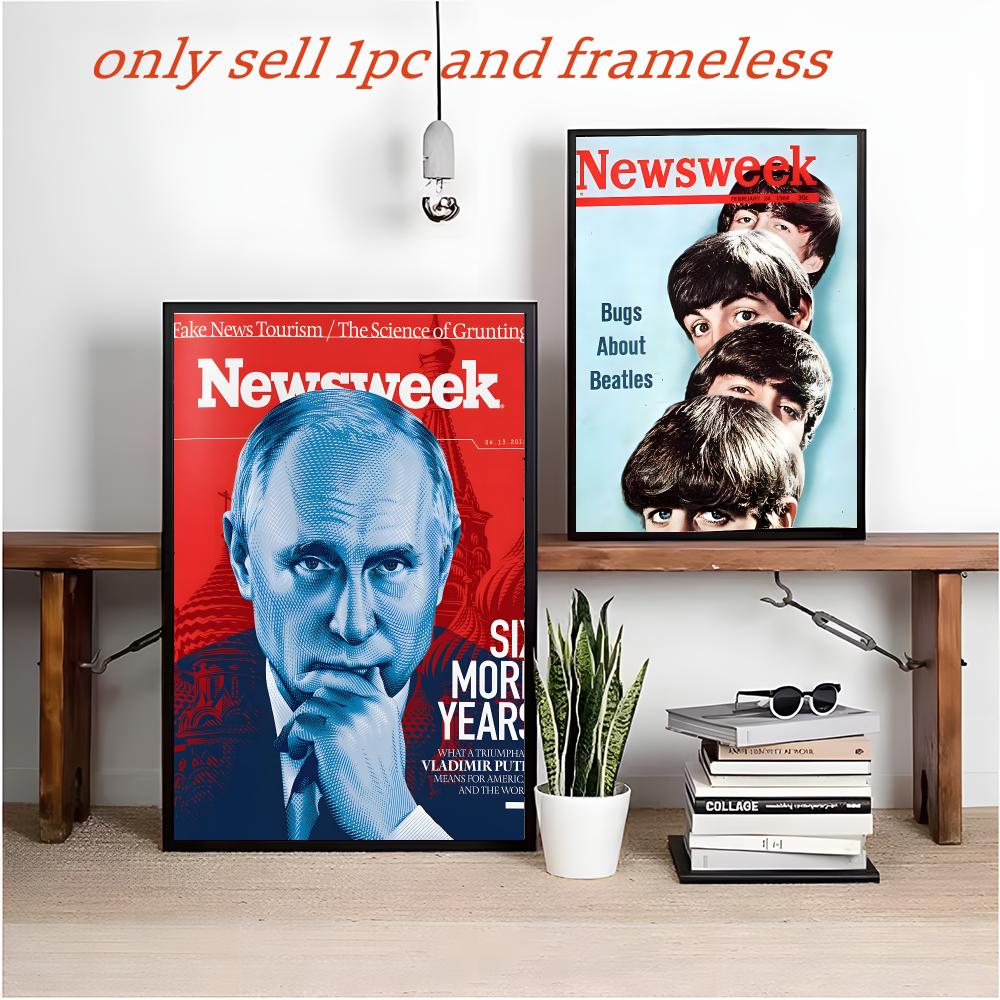 โปสเตอร์นิวส์วีค ศิลปะติดผนังค - Home Decor Magazine บทวิจารณ์และราคา