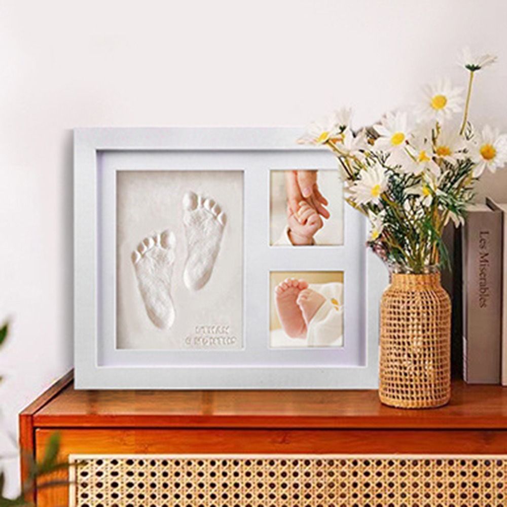 ชุดอุปกรณ์ทำรอยมือและรอยเท้าเด - Bamboo Photo Frame บทวิจารณ์และราคา