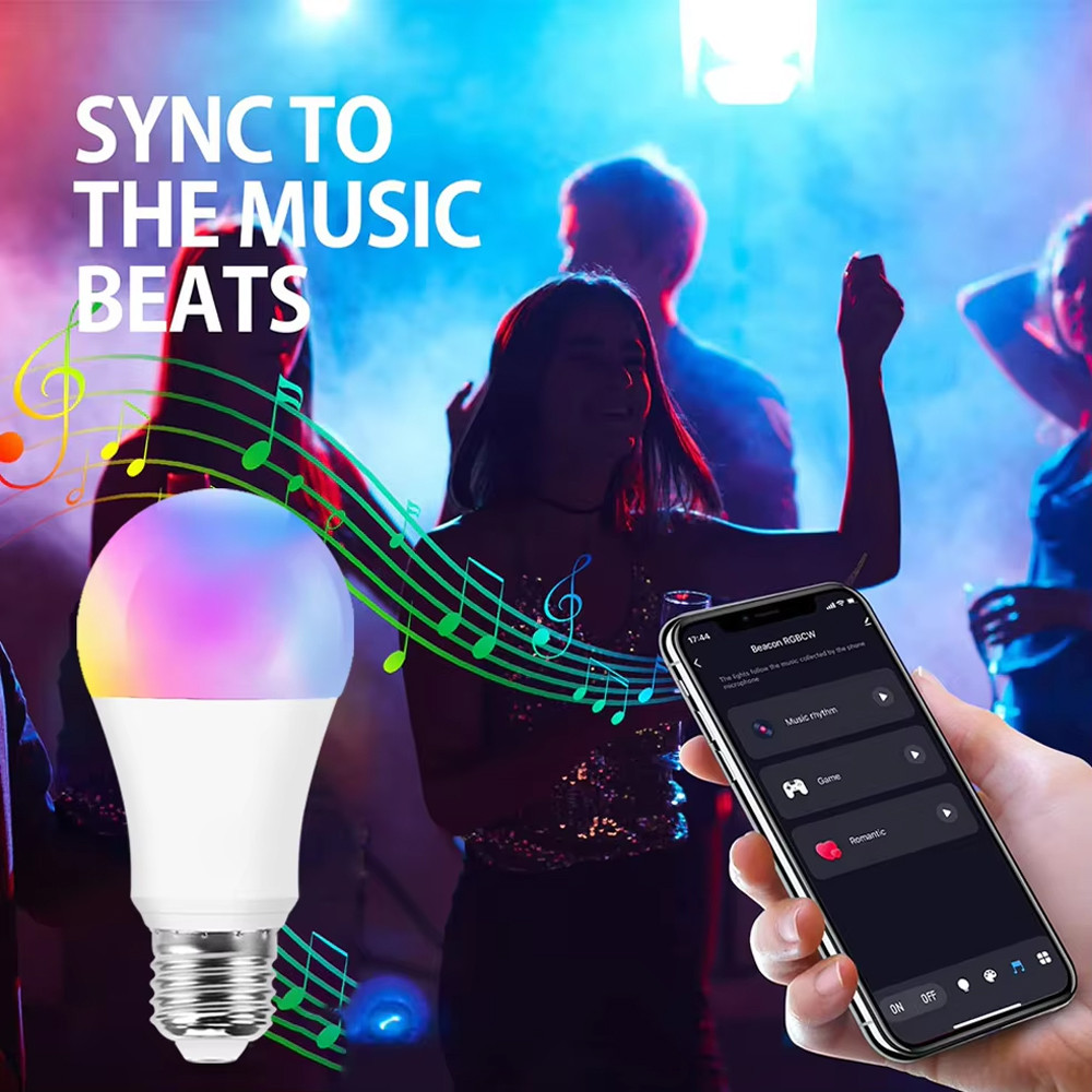 หลอดไฟ LED อัจฉริยะ E27 ควบคุม - Home Decor Free App บทวิจารณ์และราคา