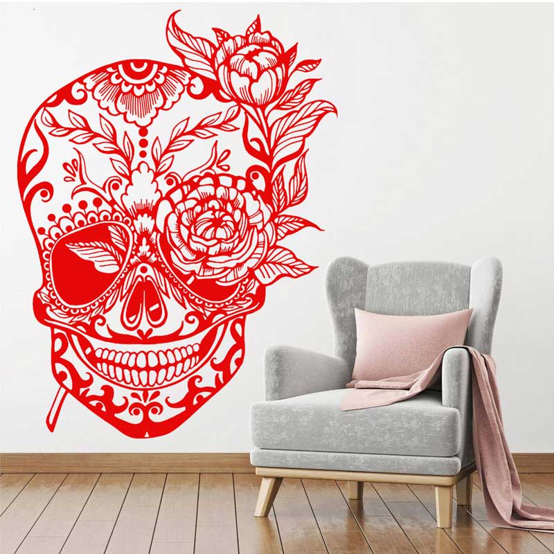 Day Of The Dead กะโหลกศีรษะน้ำ - Home Decor Y2K บทวิจารณ์และราคา