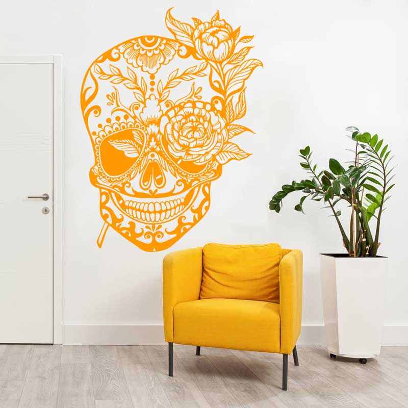 Day Of The Dead กะโหลกศีรษะน้ำ - Home Decor Y2K บทวิจารณ์และราคา