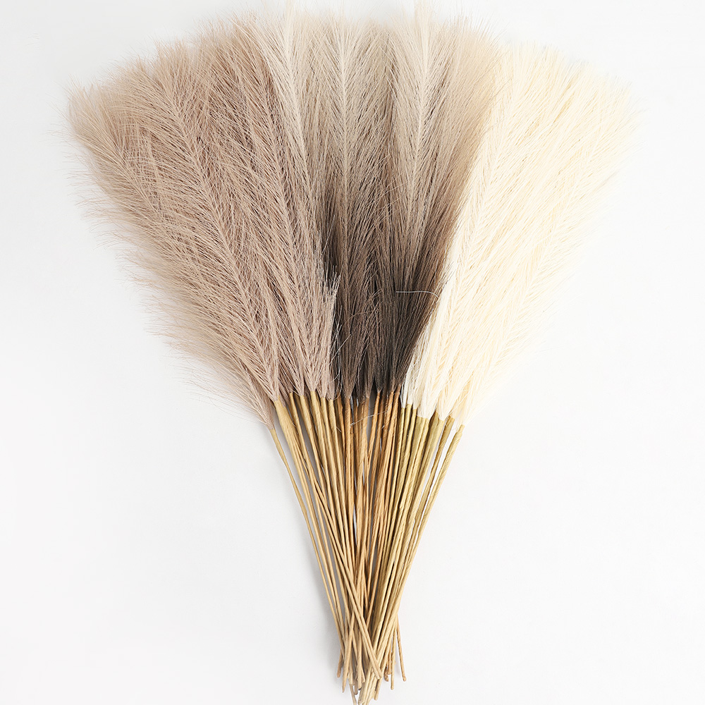 6/12 ชิ้น แพมพัส ดอกไม้ประดิษฐ - Pampas Grass Decor บทวิจารณ์และราคา