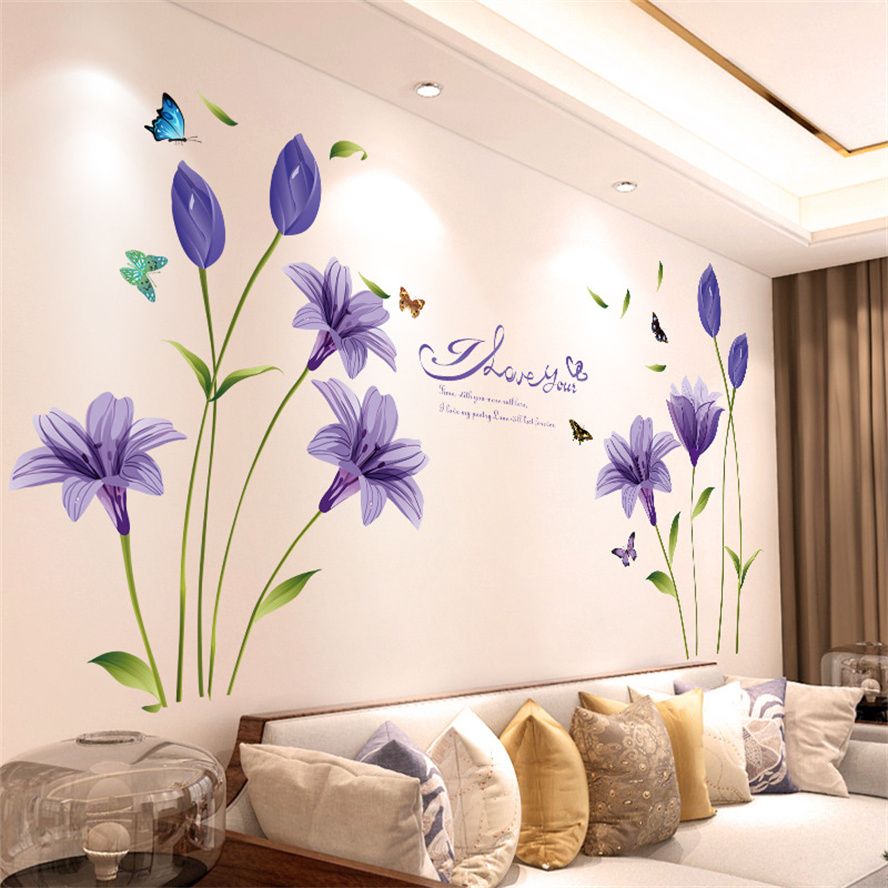 DIY สีม่วงลาเวนเดอร์ห้องนั่งเล - Home Decor Indonesia บทวิจารณ์และราคา