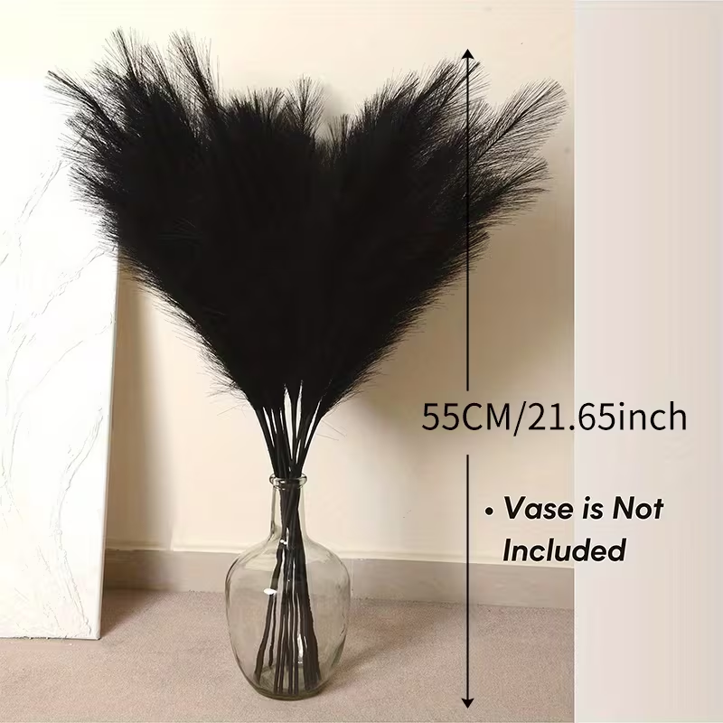 หญ้าแพมพัสเทียม 6 ชิ้น สำหรับต - Pampas Grass Decor บทวิจารณ์และราคา