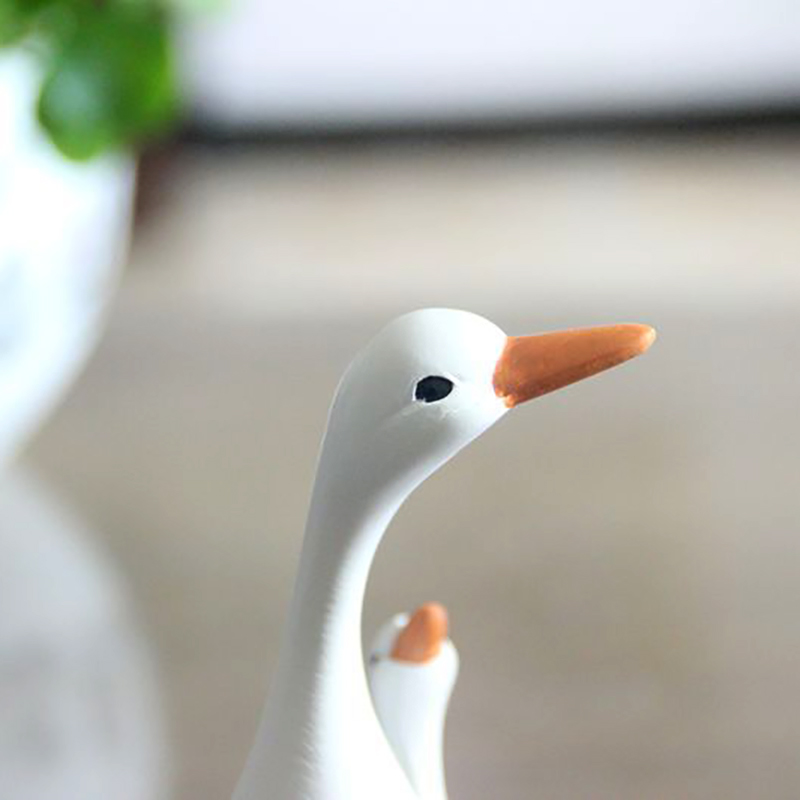 สนุกเป็ดน่ารักหุ่นเรซิ่นแม่และ - Home Decor Za บทวิจารณ์และราคา