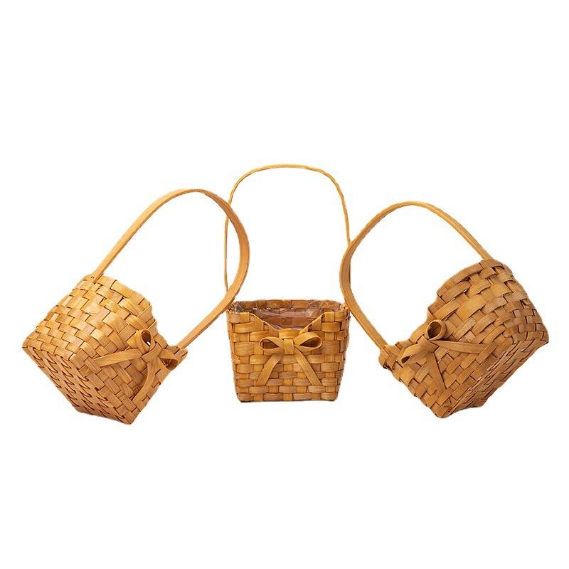 ตะกร้าหวายลายดอกไม้สำหรับเจ้าส - Rattan Plant Basket บทวิจารณ์และราคา