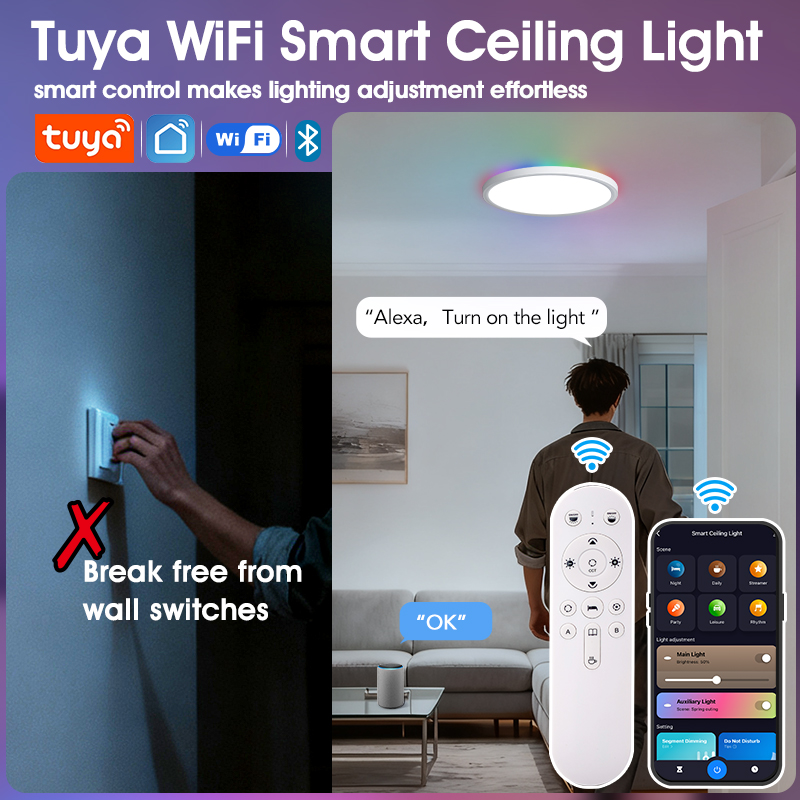 โคมไฟเพดานอัจฉริยะ BENEWTON Tu - Home Decor Free App บทวิจารณ์และราคา