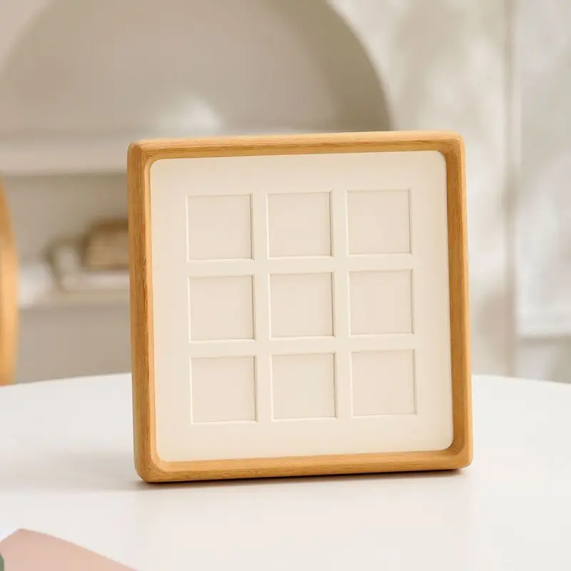 กรอบรูปไม้สี่เหลี่ยม ทำจากไม้ส - Bamboo Photo Frame บทวิจารณ์และราคา